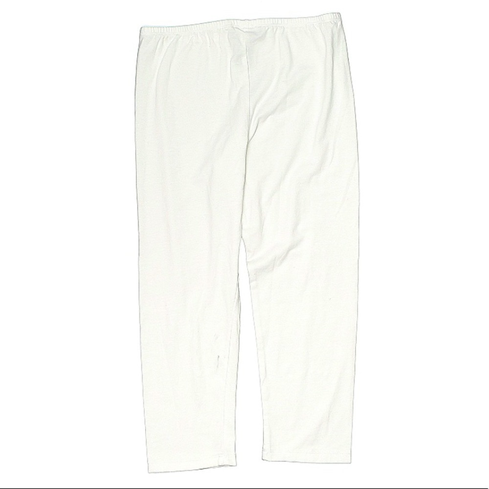 Ally B white Capri legging large pant 14